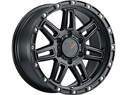 DX4 Wheels Rebel Flat Black Wheel; 15x8; -19mm Offset (84-01 Jeep Cherokee XJ)