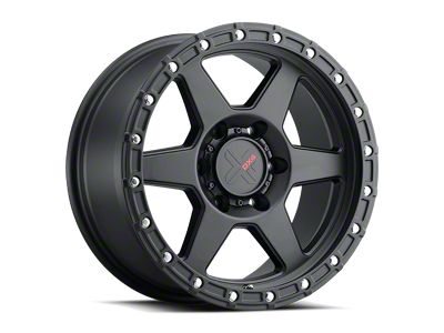 DX4 Wheels Recon Flat Black Wheel; 15x8; -19mm Offset (84-01 Jeep Cherokee XJ)