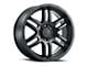 DX4 Wheels DYNO Flat Black Wheel; 18x8; 35mm Offset (20-24 Jeep Gladiator JT)