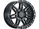 DX4 Wheels REBEL Flat Black Wheel; 18x9; 1mm Offset (20-24 Jeep Gladiator JT)