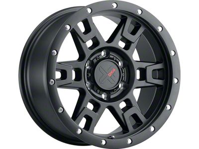 DX4 Wheels Terrain Flat Black Wheel; 20x9 (20-24 Jeep Gladiator JT)