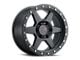 DX4 Wheels RECON Flat Black Wheel; 17x8.5; -6mm Offset (05-10 Jeep Grand Cherokee WK, Excluding SRT8)