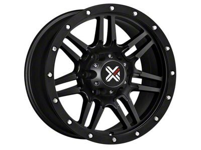 DX4 Wheels 7S Flat Black Wheel; 17x8.5; -6mm Offset (99-04 Jeep Grand Cherokee WJ)