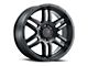 DX4 Wheels DYNO Flat Black Wheel; 18x8; 35mm Offset (99-04 Jeep Grand Cherokee WJ)