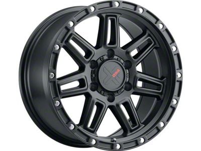 DX4 Wheels REBEL Flat Black Wheel; 17x8.5; -6mm Offset (99-04 Jeep Grand Cherokee WJ)