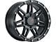 DX4 Wheels REBEL Flat Black Wheel; 17x8.5; -6mm Offset (99-04 Jeep Grand Cherokee WJ)