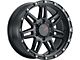 DX4 Wheels REBEL Flat Black Wheel; 18x9; 18mm Offset (99-04 Jeep Grand Cherokee WJ)