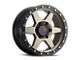 DX4 Wheels RECON Matte Bronze with Black Ring Wheel; 17x8.5; -6mm Offset (99-04 Jeep Grand Cherokee WJ)