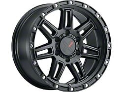 DX4 Wheels REBEL Flat Black Wheel; 18x9; 18mm Offset (11-21 Jeep Grand Cherokee WK2)