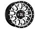 DX4 Wheels GEAR Flat Black Machined Wheel; 16x8.5 (07-18 Jeep Wrangler JK)