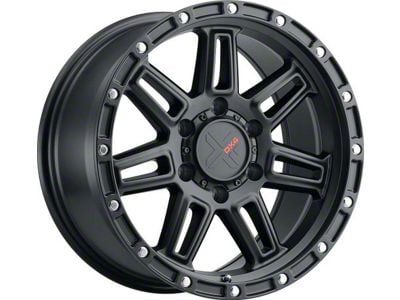 DX4 Wheels Rebel Flat Black Wheel; 20x9 (07-18 Jeep Wrangler JK)