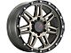 DX4 Wheels REBEL Matte Bronze with Black Ring Wheel; 17x8.5 (07-18 Jeep Wrangler JK)