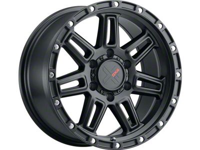 DX4 Wheels Rebel Flat Black Wheel; 15x8; -19mm Offset (87-95 Jeep Wrangler YJ)