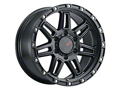 DX4 Wheels REBEL Flat Black Wheel; 16x8; 0mm Offset (07-18 Jeep Wrangler JK)