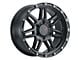 DX4 Wheels REBEL Flat Black Wheel; 16x8 (07-18 Jeep Wrangler JK)