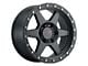 DX4 Wheels RECON Flat Black Wheel; 16x8 (87-95 Jeep Wrangler YJ)