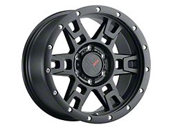 DX4 Wheels TERRAIN Flat Black Wheel; 16x8 (07-18 Jeep Wrangler JK)