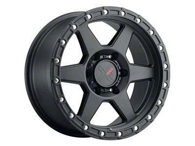 DX4 Wheels RECON Flat Black Wheel; 16x8 (97-06 Jeep Wrangler TJ)