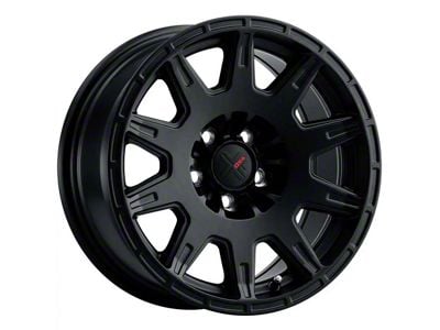 DX4 Wheels X-TRAIL Flat Black Wheel; 16x7; 30mm Offset (97-06 Jeep Wrangler TJ)