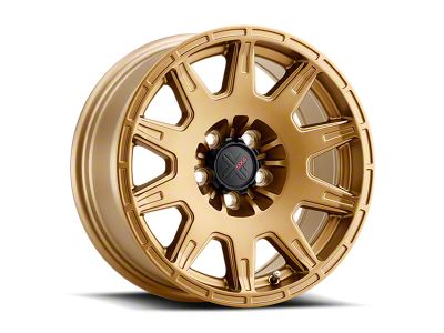 DX4 Wheels X-TRAIL Gold Wheel; 17x8; 38mm Offset (97-06 Jeep Wrangler TJ)