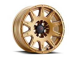 DX4 Wheels X-TRAIL Gold Wheel; 17x8 (87-95 Jeep Wrangler YJ)