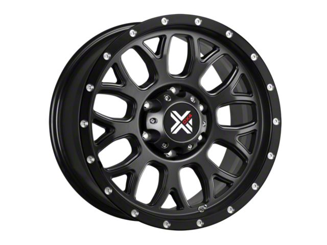 DX4 Wheels GEAR Flat Black 6-Lug Wheel; 17x8.5; -6mm Offset (16-23 Tacoma)