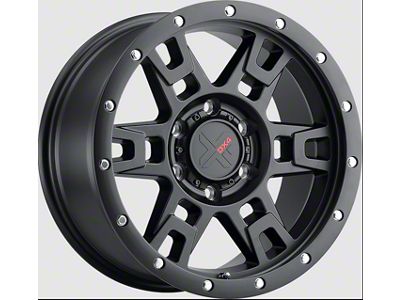 DX4 Wheels TERRAIN Flat Black 6-Lug Wheel; 18x9; 12mm Offset (17-24 Titan)