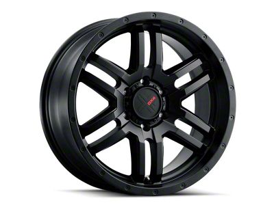 DX4 Wheels DYNO Flat Black 6-Lug Wheel; 20x9; 10mm Offset (16-24 Titan XD)