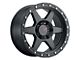 DX4 Wheels RECON Flat Black 6-Lug Wheel; 18x9; 18mm Offset (16-24 Titan XD)