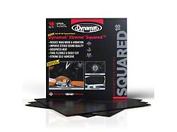 Dynamat Xtreme Sound Deadening Car Insulation; Squared 18-Pack (Universal; Some Adaptation May Be Required)