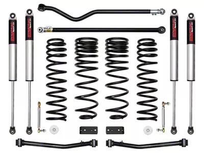 Dynatrac EnduroSport 3-Inch Suspension Lift Kit with 2.0 EnduroSport Shocks; Stage 4 (20-25 3.6L Jeep Gladiator JT, Excluding Mojave)