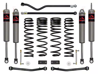 Dynatrac EnduroSport 3-Inch Suspension Lift Kit with 2.5 EnduroSport Shocks; Stage 8 (20-25 3.6L Jeep Gladiator JT, Excluding Mojave)