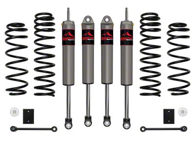 Dynatrac EnduroSport 2-Inch Suspension Lift Kit with 2.5 EnduroSport Shocks; Stage 3 (18-25 3.6L Jeep Wrangler JK 4-Door)