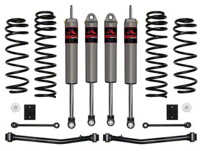 Dynatrac EnduroSport 2-Inch Suspension Lift Kit with 2.5 EnduroSport Shocks; Stage 4 (18-25 3.6L Jeep Wrangler JK 4-Door)