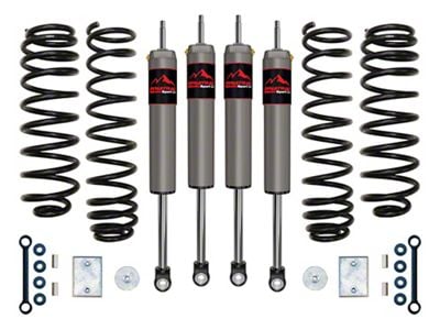 Dynatrac EnduroSport 3-Inch Suspension Lift Kit with 2.5 EnduroSport Shocks; Stage 3 (07-18 Jeep Wrangler JK)