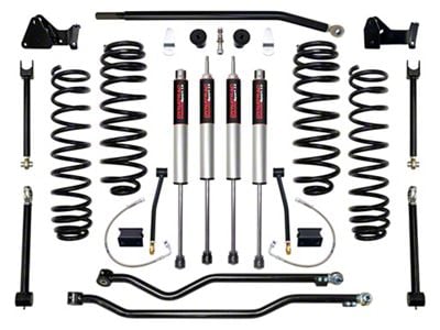 Dynatrac EnduroSport 4.50-Inch Suspension Lift Kit with 2.0 EnduroSport Shocks; Stage 2 (07-18 Jeep Wrangler JK)