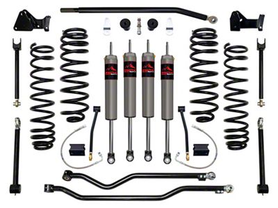 Dynatrac EnduroSport 4.50-Inch Suspension Lift Kit with 2.5 EnduroSport Shocks; Stage 4 (07-18 Jeep Wrangler JK)