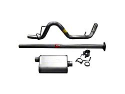 Dynomax Ultra Flo Welded Single Exhaust System with Polished Tip; Side Exit (05-15 4.0L Tacoma)