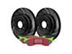 EBC Brakes Stage 3 Greenstuff 6000 6-Lug Brake Rotor and Pad Kit; Rear (03-09 4Runner)