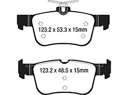 EBC Brakes Greenstuff 6000 Elite Truck and SUV Organic Brake Pads; Rear Pair (21-25 Bronco Sport)