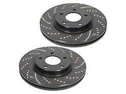 EBC Brakes GD Sport Slotted 6-Lug Rotors; Front Pair (05-24 V6 Frontier)