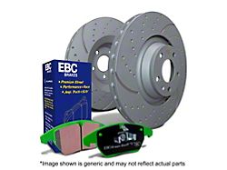 EBC Brakes Stage 3 Greenstuff 6000 6-Lug Brake Rotor and Pad Kit; Front (05-24 V6 Frontier)