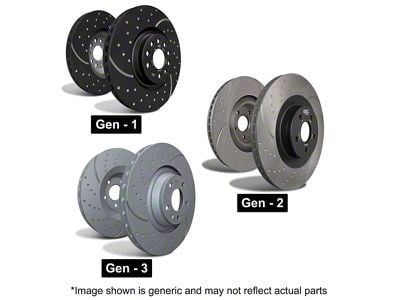 EBC Brakes GD Sport Slotted Rotors; Front Pair (1999 Jeep Cherokee XJ w/ 3-Inch Cast Rotors; 00-01 Jeep Cherokee XJ)