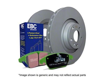 EBC Brakes Stage 14 Greenstuff 6000 Brake Rotor and Pad Kit; Front (90-91 4WD Jeep Cherokee XJ; 92-96 Jeep Cherokee XJ)