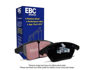 EBC Brakes Ultimax OEM Plus Organic Brake Pads; Front Pair (90-96 Jeep Cherokee XJ)