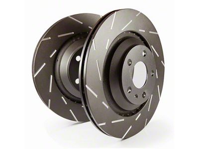 EBC Brakes USR Series Sport Slotted Rotors; Front Pair (1999 Jeep Cherokee XJ w/ 3-Inch Cast Rotors; 00-06 Jeep Cherokee XJ)