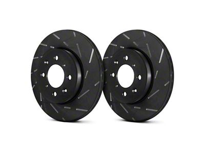 EBC Brakes USR Series Sport Slotted Rotors; Rear Pair (14-23 Jeep Cherokee KL w/ Single Piston Front Calipers)