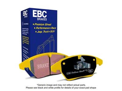 EBC Brakes Yellowstuff Racing Aramid Fiber Brake Pads; Front Pair (90-96 Jeep Cherokee XJ)