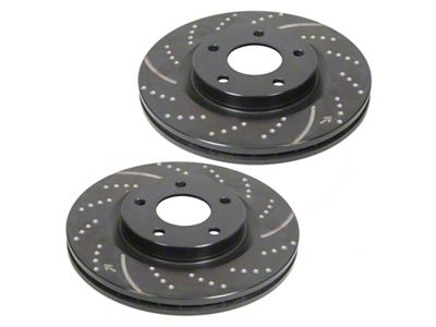 EBC Brakes GD Sport Slotted Rotors; Rear Pair (11-21 Jeep Grand Cherokee WK2 w/ Solid Rear Rotors, Excluding SRT, SRT8 & Trackhawk)