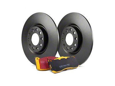 EBC Brakes Stage 13 Yellowstuff Brake Rotor and Pad Kit; Rear (05-10 Jeep Grand Cherokee WK, Excluding SRT8)